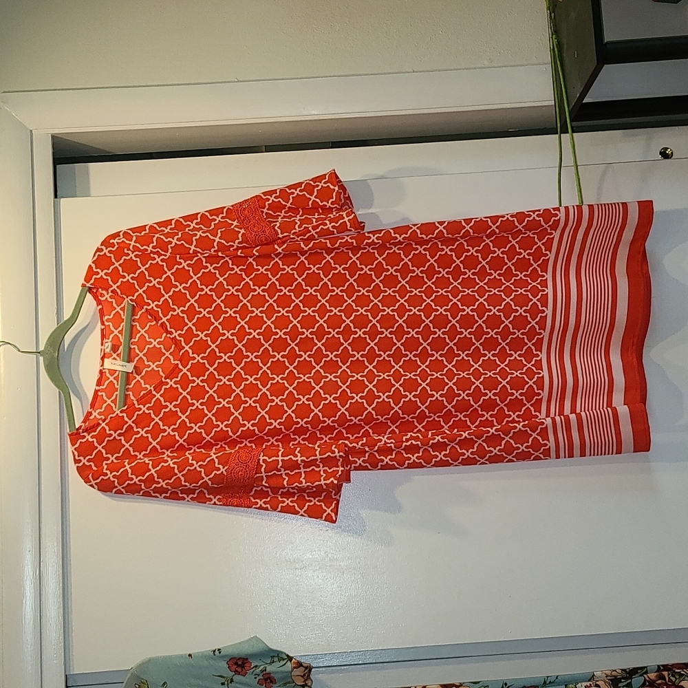 Coral dress